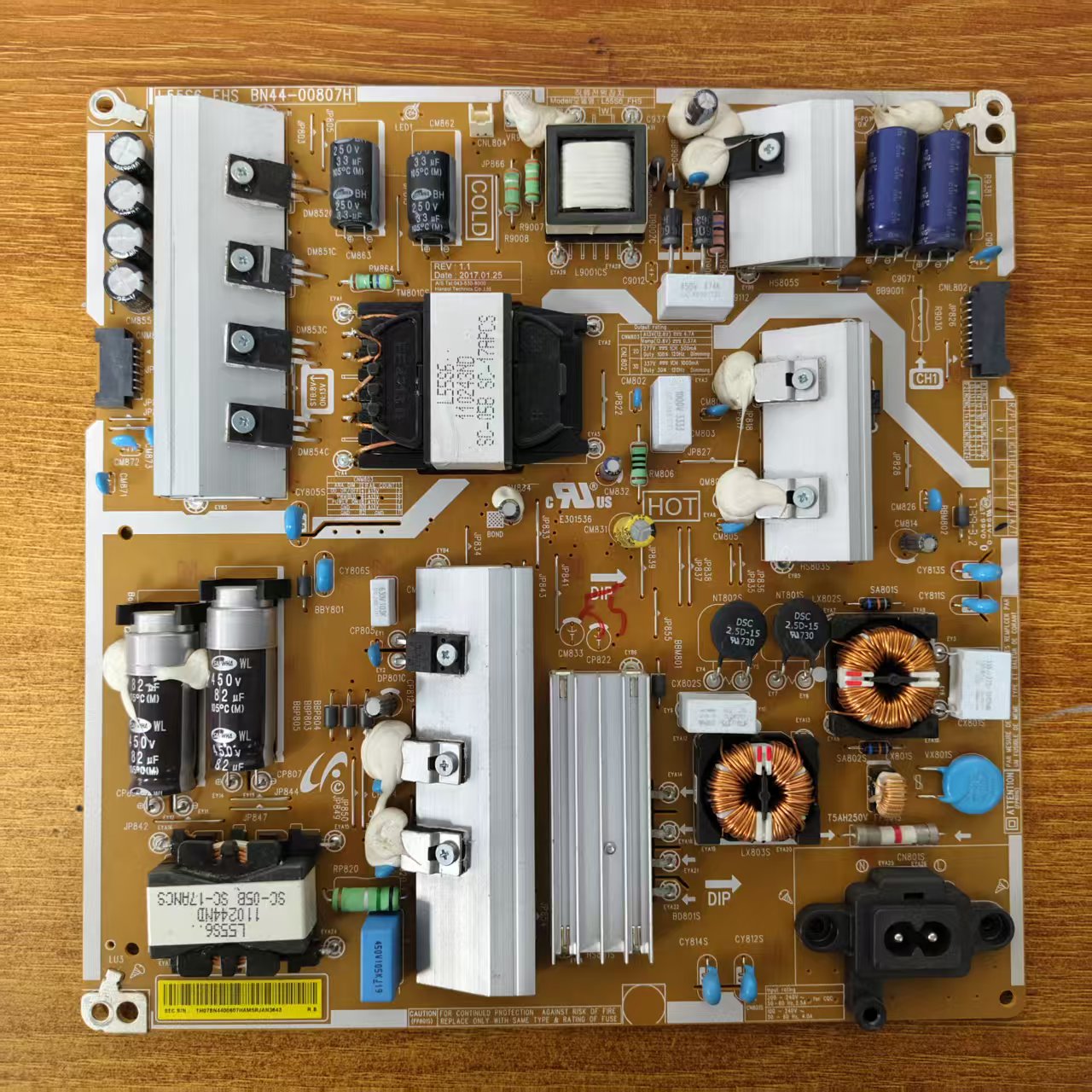 原装拆机 三星UA55KU6880JXXZ电源板BN44-00807H L55S6-FHS测试好