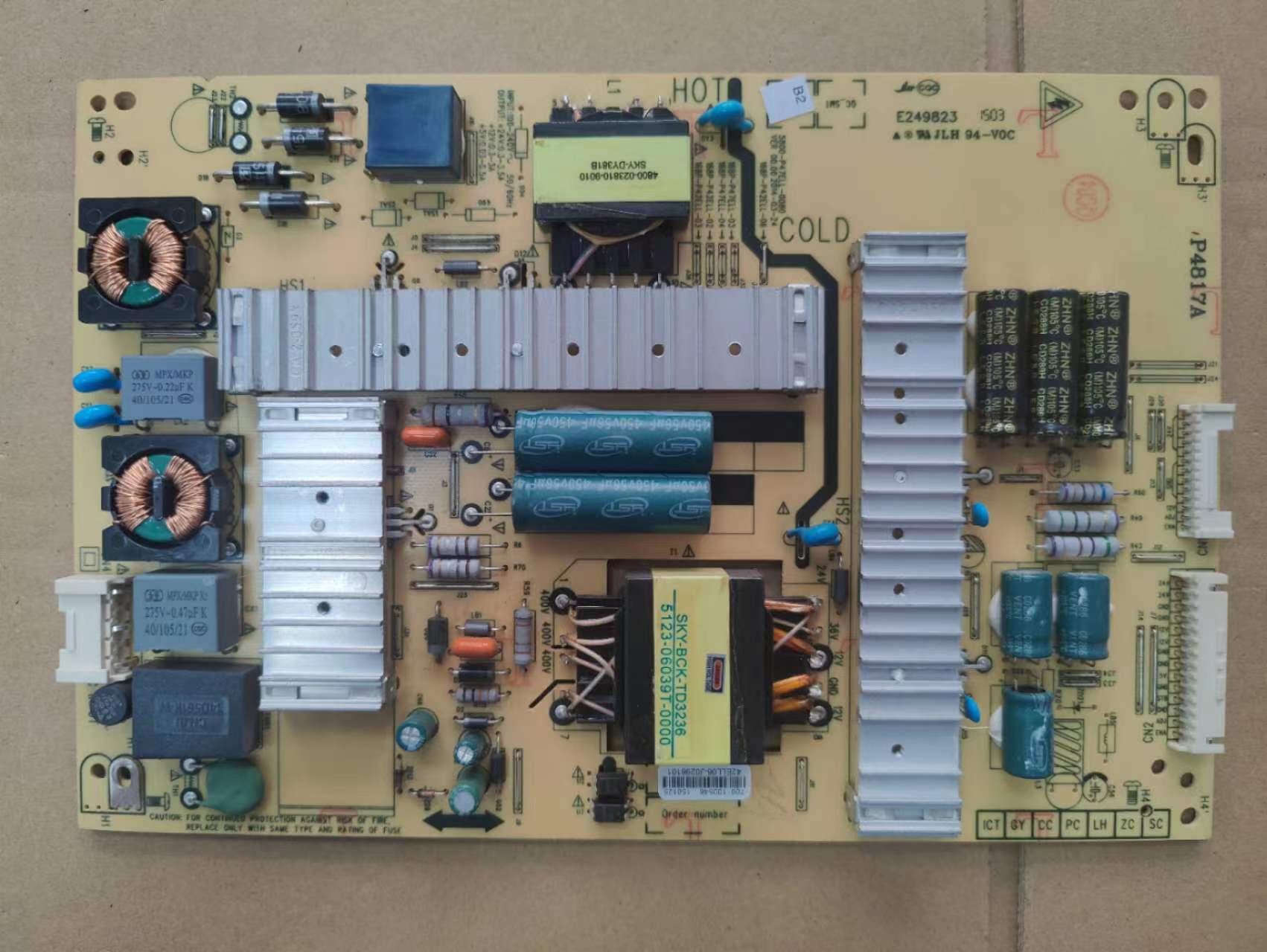 原装创维50E200E 50E5ERS电源板5800-P47ELL-0080 168P-P42ELL-06