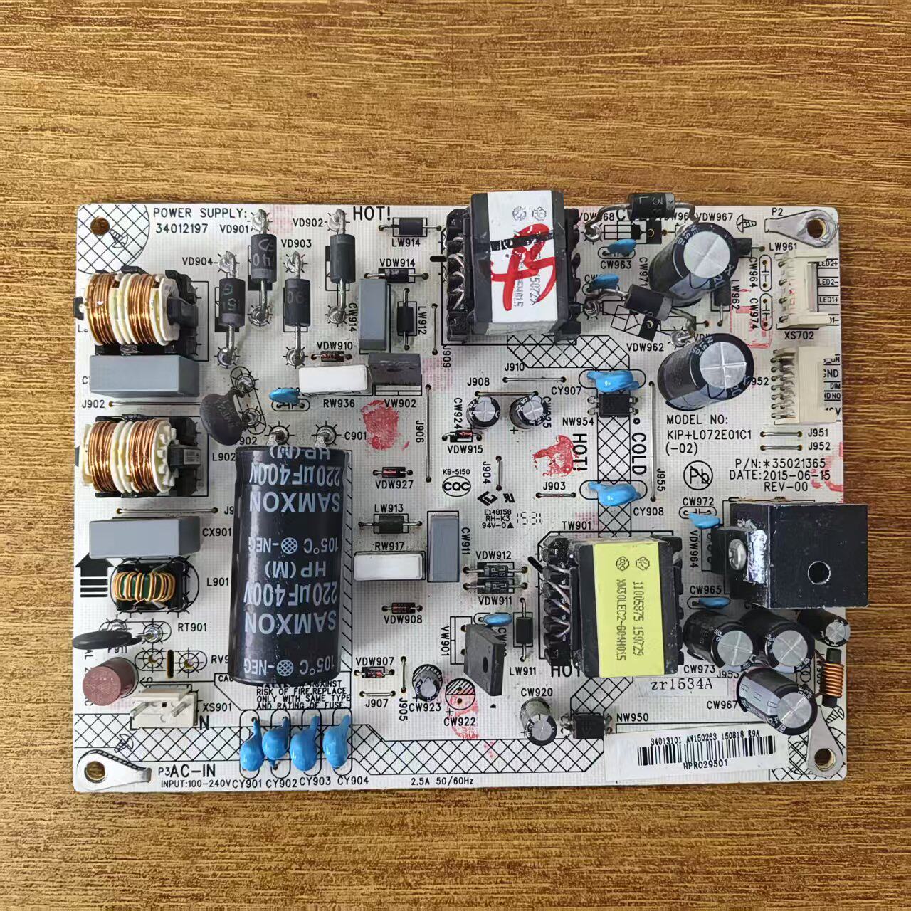 原装康佳LED43R6200U 43E330U电视电源板34012197 35021365现货好