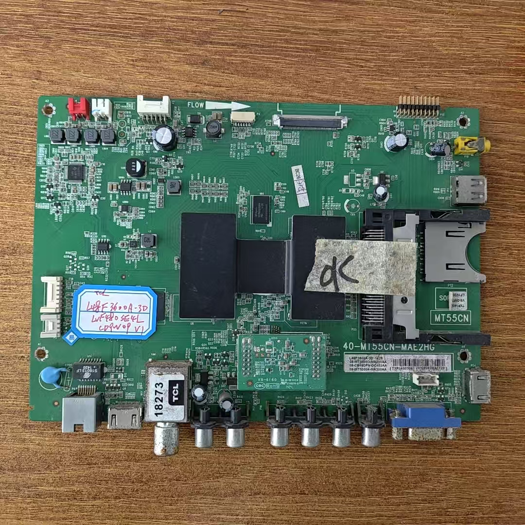 原装TCL L48F3600A-3D主板40-MT55CN-MAE2HG屏LVF480SE4L实物拍摄