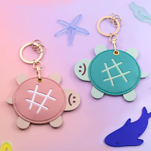 原品生活皮革门禁卡套钥匙扣挂件