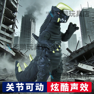 儿童奥特曼怪兽玩具男孩童手办生日礼物布莱克王大号发声可动模型