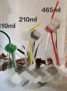 饮料玻璃水杯果汁杯子可乐雪碧冷饮杯