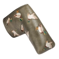 Dark Green Straight Putter Cover