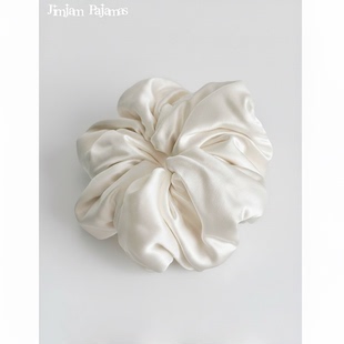 100%真丝云朵大肠发圈桑蚕丝发饰礼物 真丝填充 Jimjam Pajamas