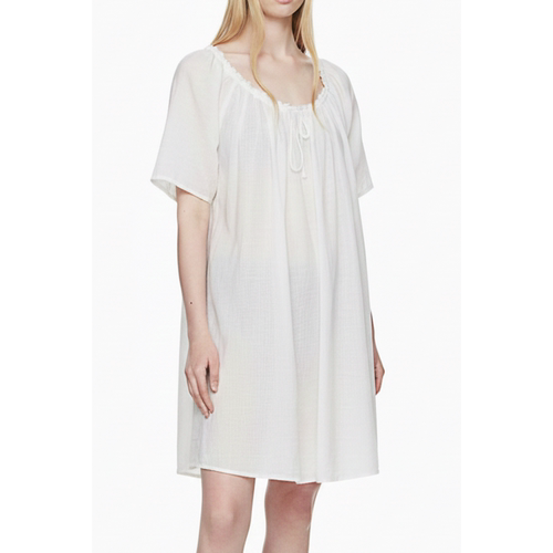 100%有机棉轻法式睡裙睡衣