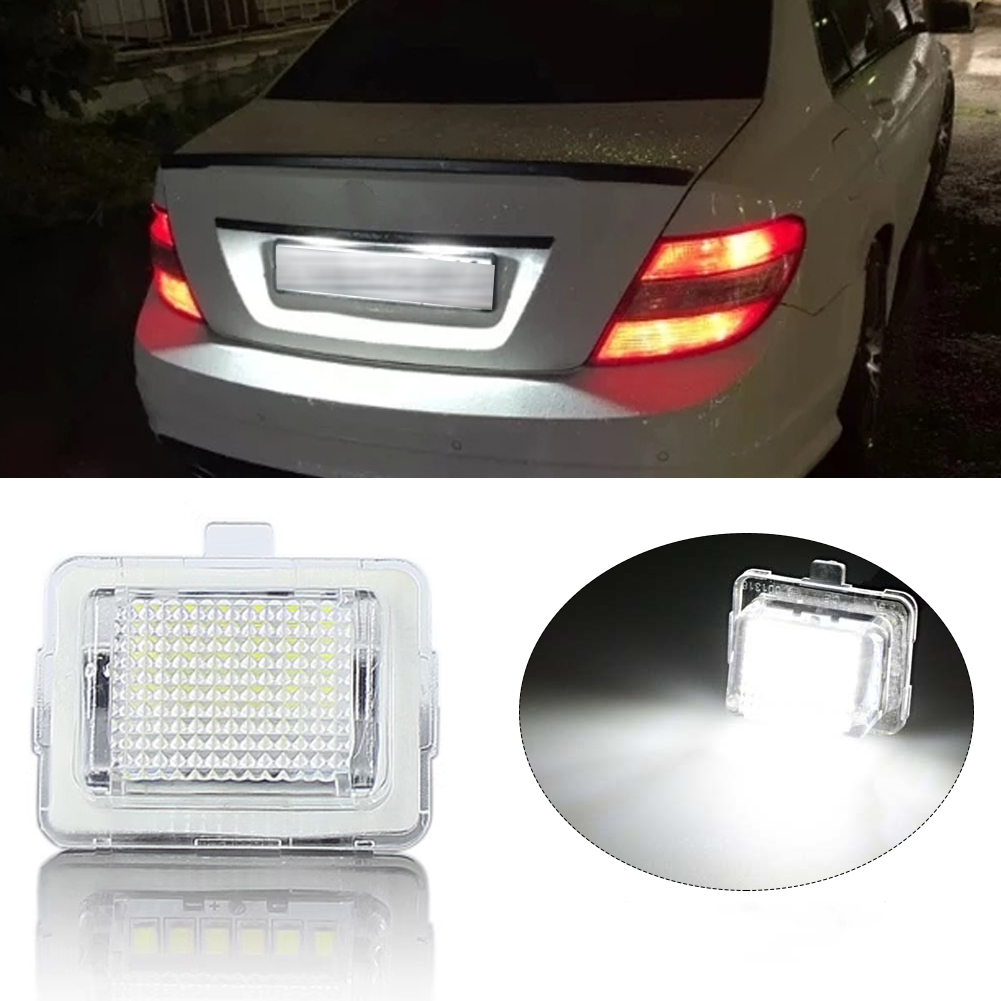 奔驰LED后牌照灯车牌灯总成