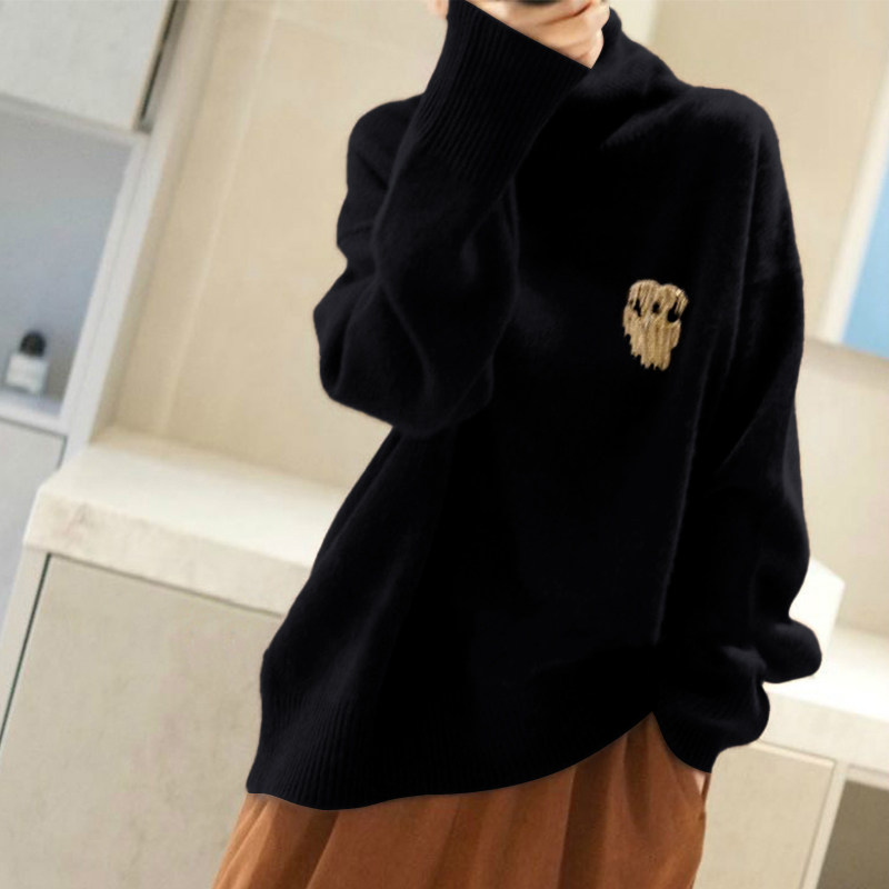 穿它是一种享受！大克重加厚羊绒衫女高领纯羊绒毛衣套头慵懒风,女装/女士精品,羊绒衫,淘宝优惠券,粉丝福利购,淘宝优惠卷