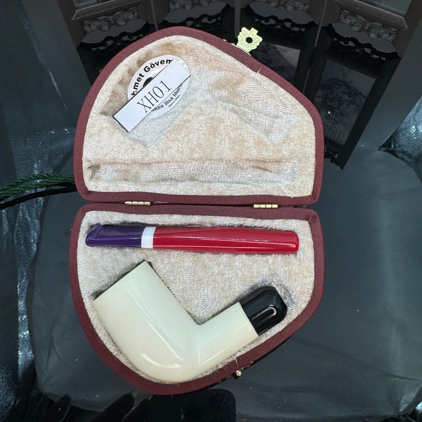 土耳其手工深层海泡石原石经典传统休闲小号新手精品便携烟具烟斗