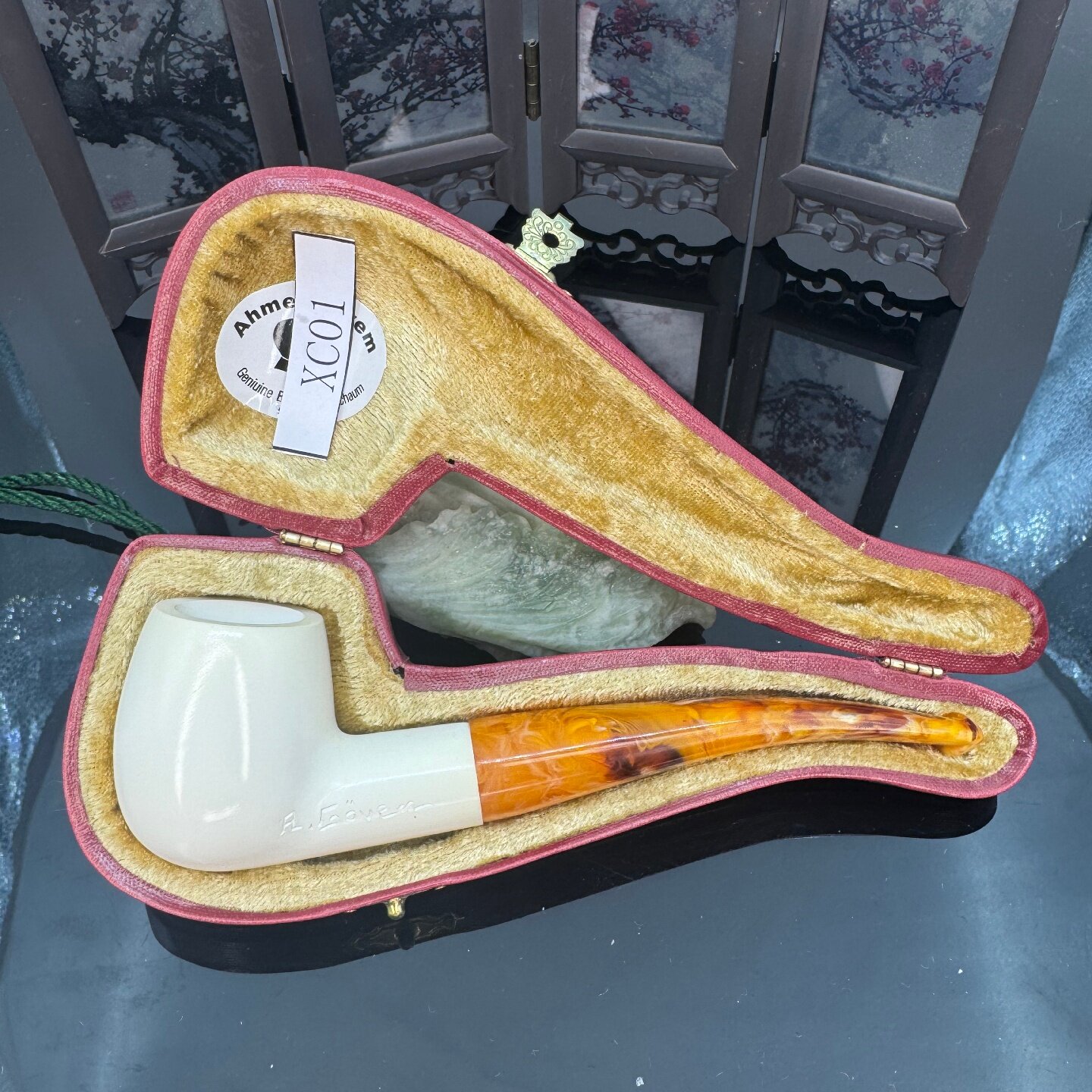 土耳其手工深层海泡石原石休闲小号中号入门新手弯斗直斗烟具烟斗