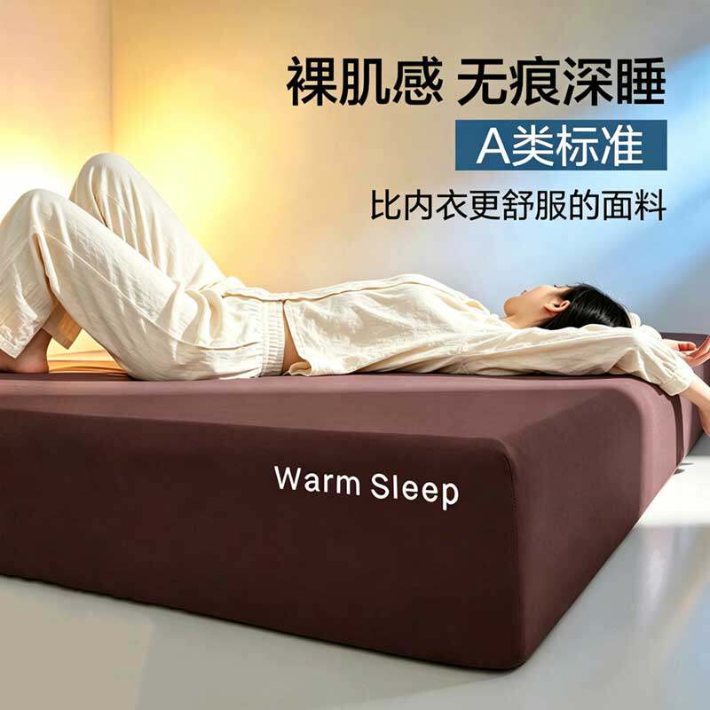 A类小糯皮深睡Pro床笠单件加绒秋冬季加厚床垫保护罩床单家用