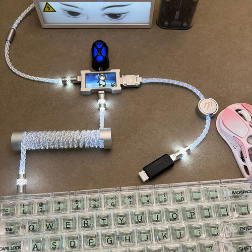 HMHUB电竞套装磁控感应单晶铜线
