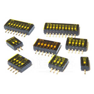 10个 贴片拨码开关1.27MM间距1P/2P/3P/4/5/6/8P/10P DSHP04TSGER