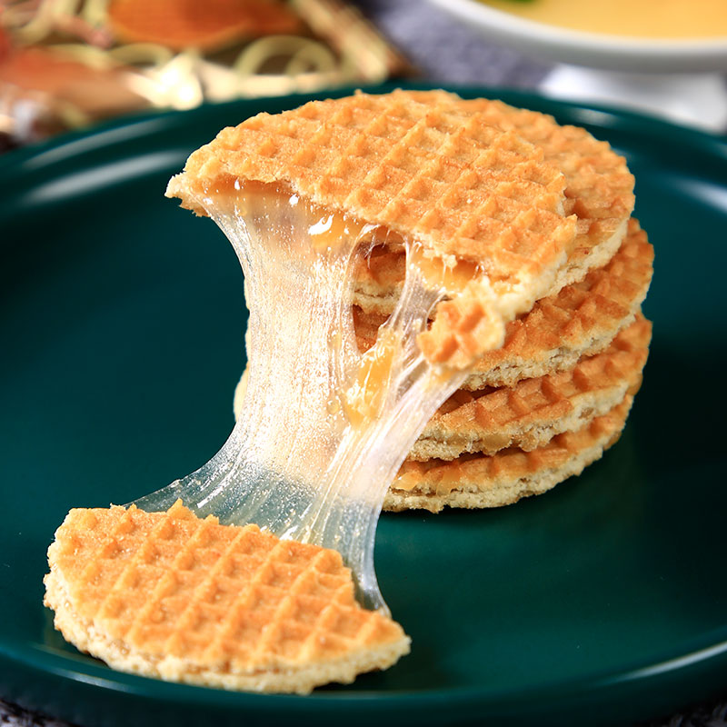 俄罗斯蜂蜜饼干拉丝饼进口礼品装零食营养早餐休闲小零食包邮特价