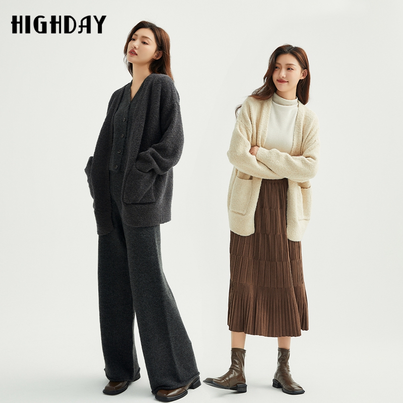 轩日慵懒风宽松针织外套