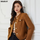 2024早春新款 小香风上衣女法式 流苏短款 highday轩日女装 长袖 外套