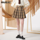 highday轩日2024冬季 新款 高腰a字半身裙英伦格子短裙QZ09CE28876