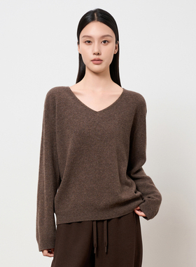 HIGHDAY轩日【100%绵羊毛】毛衫2025冬季慵懒风显瘦百搭内搭上衣