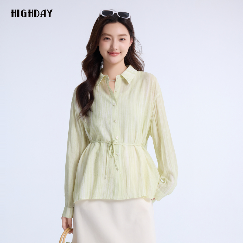 轩日春季小众时尚长袖衬衣