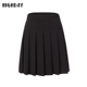 highday轩日2024夏季 新款 高腰百褶裙女基础半身裙短裙QZ04BE32608