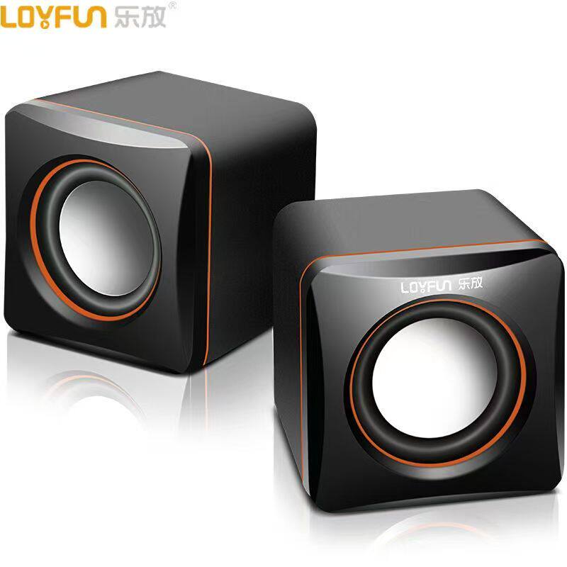 LOYFUN/乐放 LF-701 迷你小音箱笔记本台式机USB有线音响电脑喇叭