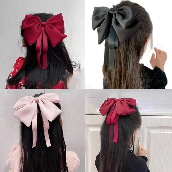 女童飘带蝴蝶结大号儿童头饰配饰