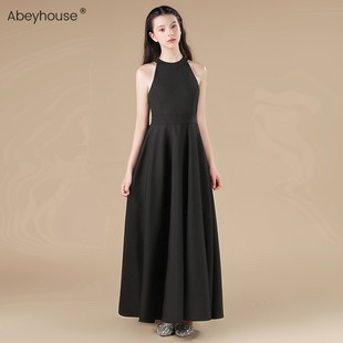 女童高端礼服中大童声乐合奏指挥女童钢琴演出服儿童轻奢艺考长裙