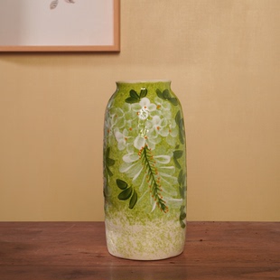 口7cm 花瓶白色紫藤花ff 3126 高23cm 130