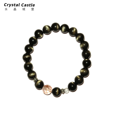 CrystalC金曜石超七发晶男女手链