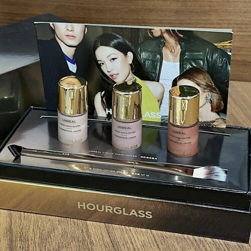 Hourglass26新品液体高光Divine珍珠粉Evoke香槟金细腻水光感融肤