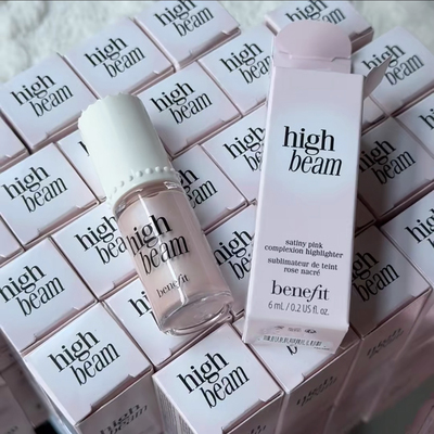 benefit贝玲妃液体高光6ml high beam超模粉色修饰液光泽提亮饱满