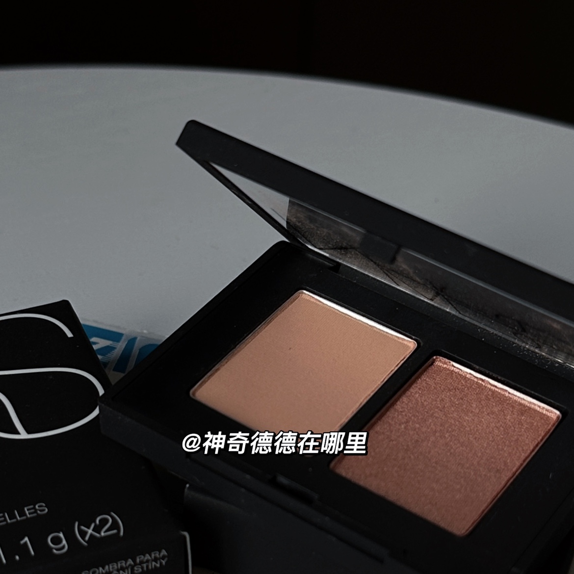 现货Nars/纳斯双色眼影盘圣保罗 哈马马特 爱情灵药cordura吉隆坡