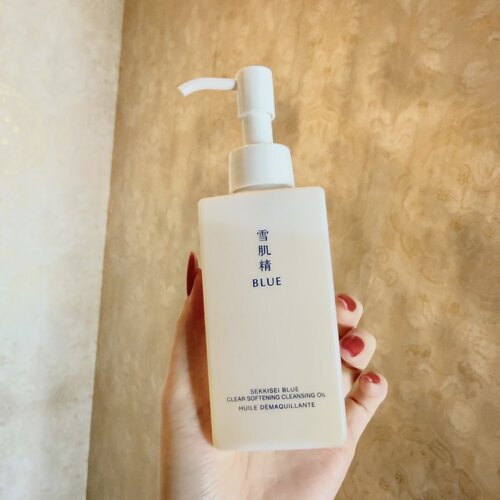 雪肌精blue青粹净柔卸妆油130ml 高丝植萃卸妆油 深层清洁 易乳化