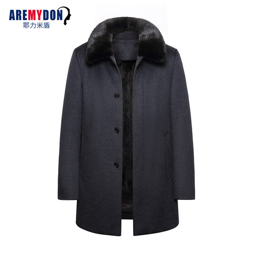 进口水貂内胆中长款尼克服