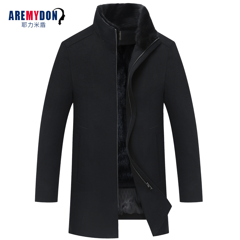 美国内胆尼克服羊绒貂皮大衣