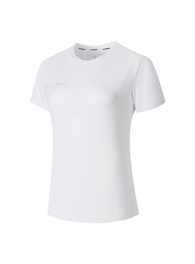 乔丹针织短袖T恤女2025秋季透气速干吸汗跑步运动短袖BHS32241214