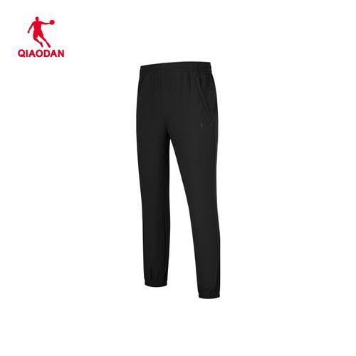 乔丹针织长裤男2025冬季加绒保暖透气吸汗综训运动裤QDEKL3254076