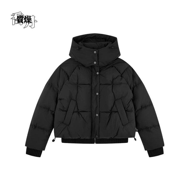 乔丹梭织羽绒服女2025冬季保暖防风休闲短款羽绒外套QDLGM2261020,运动服/休闲服装,运动羽绒服,淘宝优惠券,粉丝福利购,淘宝优惠卷