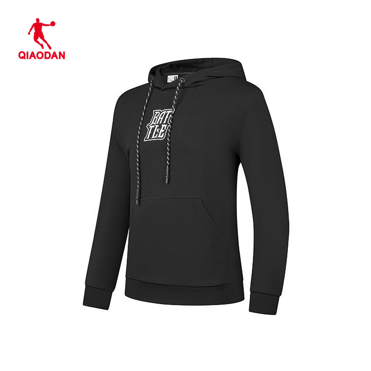 乔丹针织上衣男2025秋季透气吸汗连帽篮球运动卫衣男AWD33242145