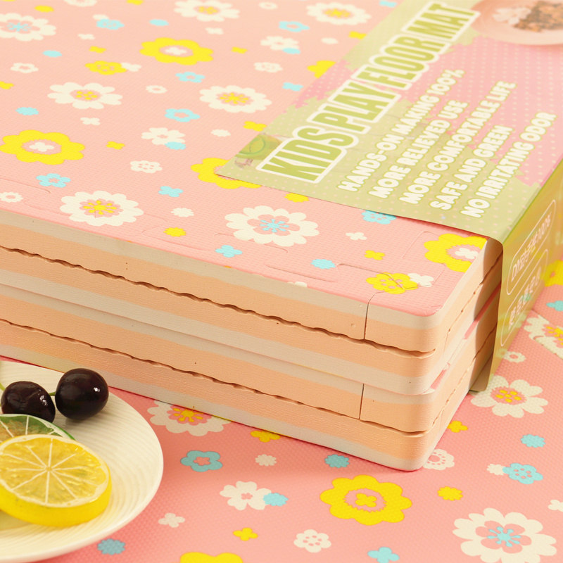 出口爬行垫拼接儿童田园碎花拼图地板垫卧室加厚泡沫地垫爬爬垫60,玩具/童车/益智/积木/模型,爬行垫,淘宝优惠券,粉丝福利购,淘宝优惠卷