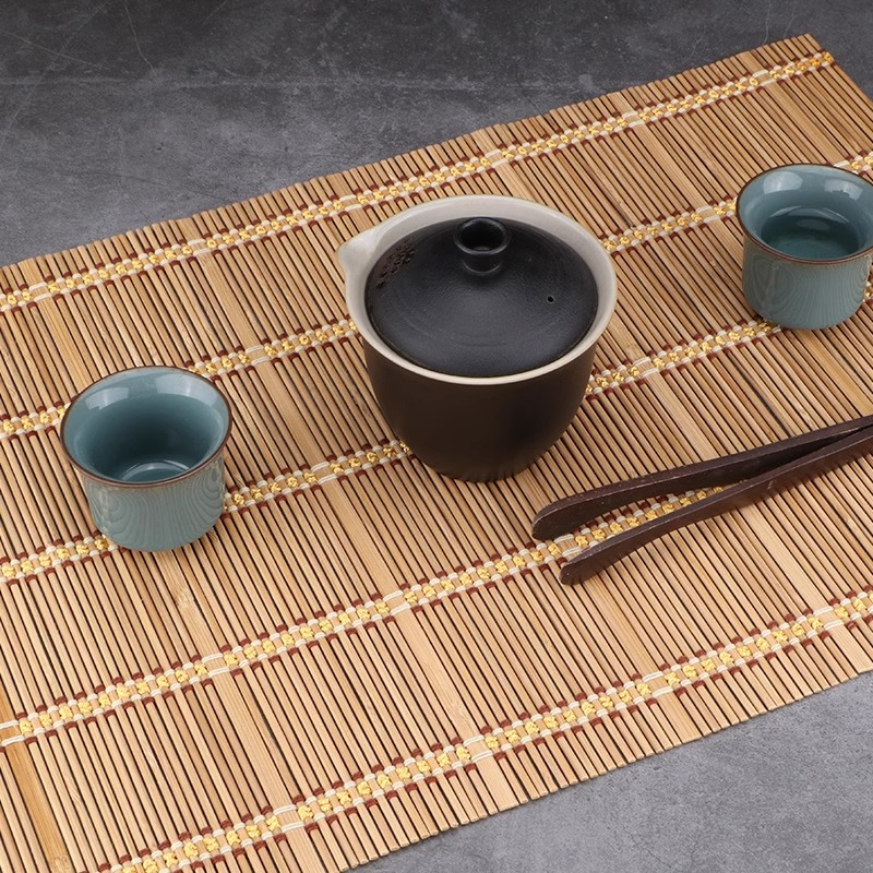 茶席垫子桌垫杯垫新中式禅意轻奢
