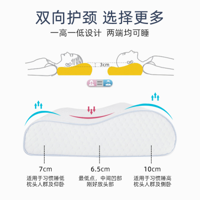 记忆棉枕头护颈椎枕助睡眠枕芯成人学生睡觉防落枕专用慢回弹枕