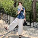 新品！祥云印花风套装139-25109-P175控268，商品下架区，浙宝139