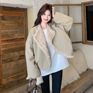 新品！现货 双面穿加厚毛毛派克服外套139-25152-P185控288图片