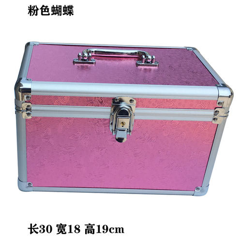 铝合金箱化妆箱美甲纹绣工具箱足浴美容箱子足疗技师手提箱收纳箱 - 封面