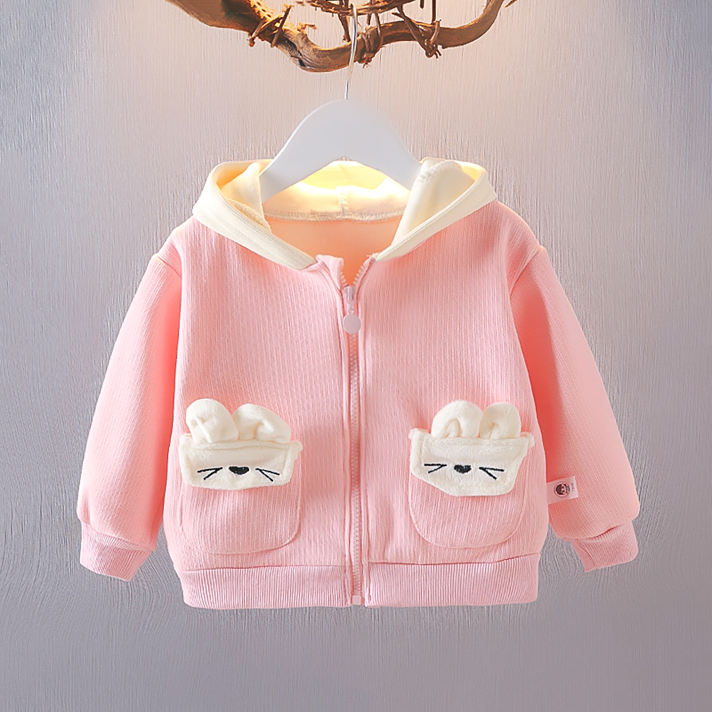 女童加绒外套秋冬2025新款儿童洋气帽衫冬装周岁宝宝一体绒上衣潮,童装/婴儿装/亲子装,普通外套,淘宝优惠券,粉丝福利购,淘宝优惠卷