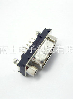 Foxconn DP9公头铆鱼叉DB9针串口RS232接头焊板式DT00111-H4A3-4F