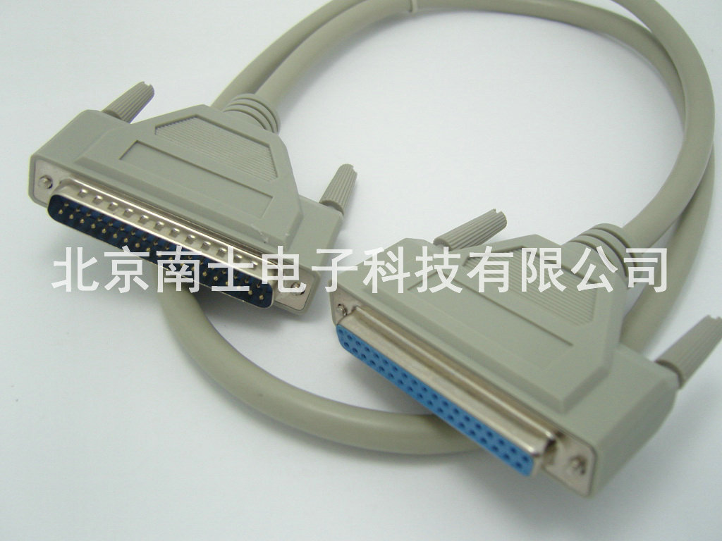 DB37连接线 37芯 数据线 针对孔 公对母 延长线 信号线 1.5米