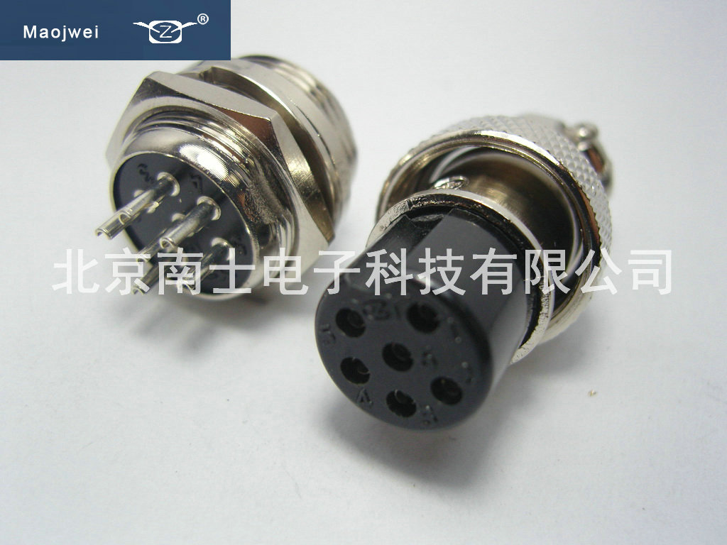 重强16M航空插头插座GX16连接器