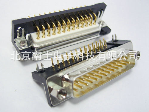 台湾 车针 DR25公头 DR25针 镀金 DB25 90度弯脚 插板式 焊板式